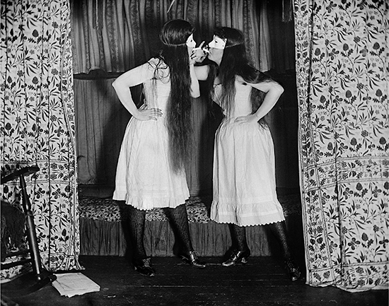 'Trude and I Masked' by Alice Austen, Public domain, via Wikimedia Commons